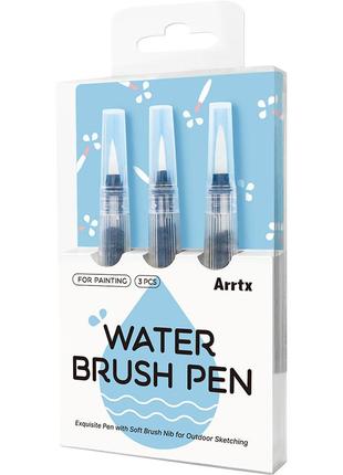 Водные кисти arrtx water brush, 3 шт.