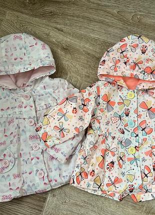 Куртка осенняя для девочки 6-9 мес