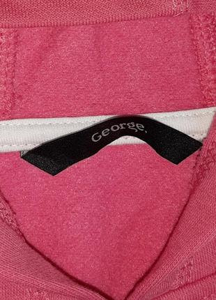 1+1=3 стильне рожеве худі светр george на флісі, розмір 42 — 448 фото