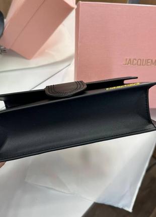 Жіноча шкіряна сумка jacquemus жакмюс 🖤black черная 1 в 15 фото