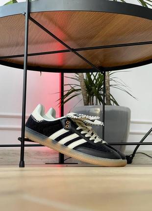 Жіночі кросівки adidas pony tonal samba x wales bonner black