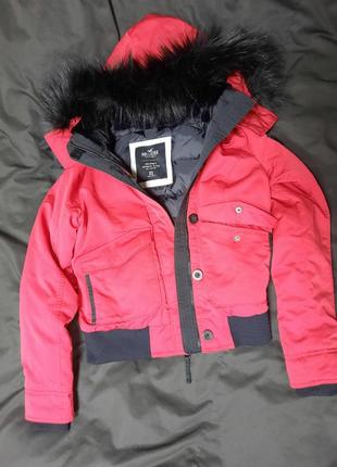 Женский пуховик hollister