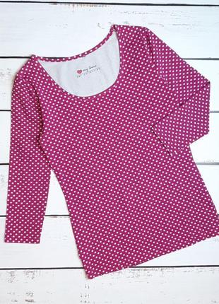 1+1=3 красивый розовый тонкий свитер гольфик в горошек bpc collection, размер 44 - 462 фото