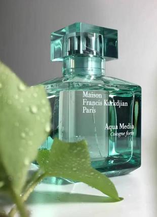 Парфюм Maison francis kurkdjian семпли 2 ml aqua media cologne forte (мейсон аква медиа колоэн форте) 70 мл