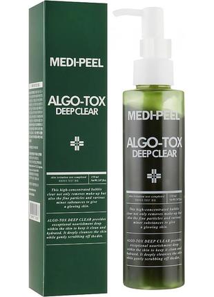 Гель-пенка для глубокой очистки с детокс действием medi-peel algo-tox deep clear 150 ml