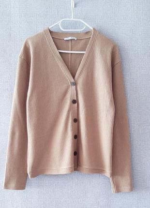Фантастичний кардиган в рубчик zara