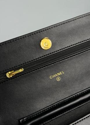 Женская сумка chanel classic  шанелька черная натуральная мягкая кожа премиального качества топ дизайн в классике10 фото