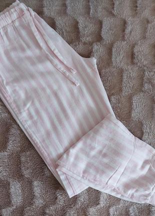 Штаны пижамные (фланель), размер 6-8 (евро 34-36)