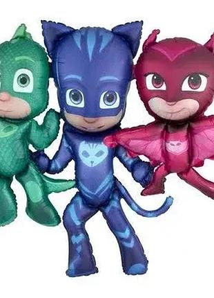 Кулька фігурка фольга герої pj-masks 86см