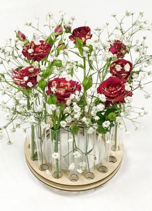 Ваза с колбами (колбы в комп) 17шт