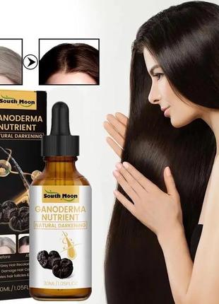 Сыворотка от седины south moon для лечения волос с экстрактом гриба ганодерма 30 мл