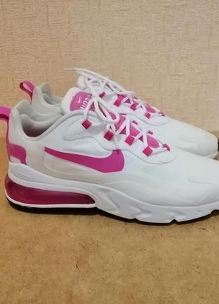 Кроссовки nike air max react 270 на стопу 27,5 см состояние новых