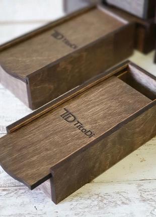 Коробка из фанеры с выдвижной крышкой 15х8х7см 3мм