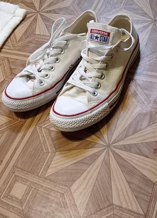 Кеды converse all star конверсы белые оригинал! в идеал состоянии