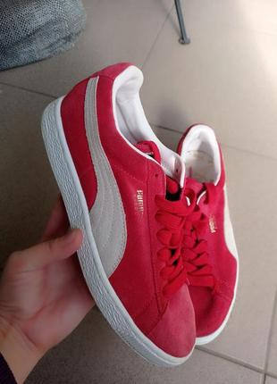 Замшевые кроссовки puma suede