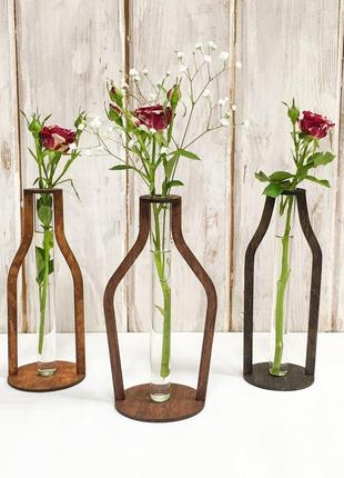 Ваза з колбою 90х200х90мм (колба в комп)