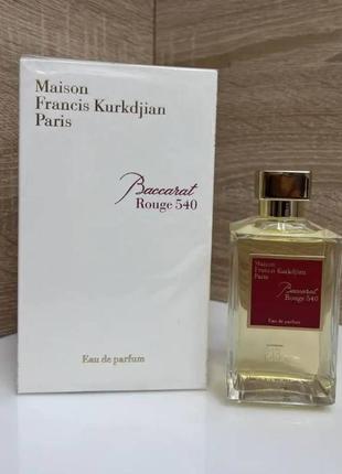 Парфум 200 мл maison francis kurkdjian baccarat rouge 540 (баккара руж 540)