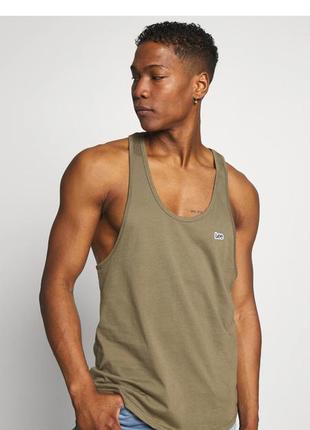 Майка спортивная борцовка lee loose tank s
