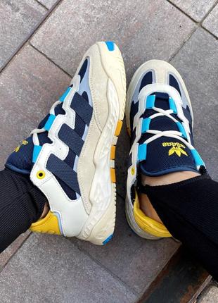 Кроссовки yohji yamamoto y3 adidas shoes white collegiate navy