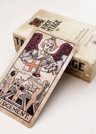 Винтаж таро уэйта - 12*7 см. tarot vintage 71