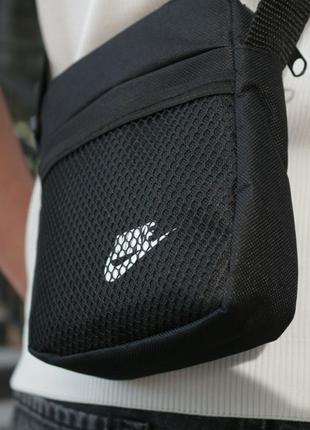 Сумка чоловіча міні nike білий логотип