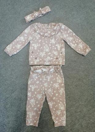 Костюм с начесом на девочку 18 мес