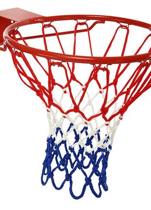 Сетка баскетбольная 8219spcn красно-бело-синий (57484091), spalding