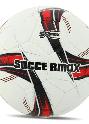 Мяч футбольный hybrid fb-4366 №5 белый (57569036), soccermax