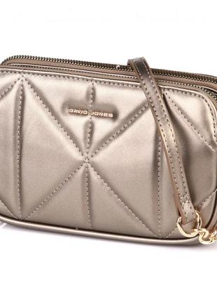Сумка клатч женский david jones 6792 silver