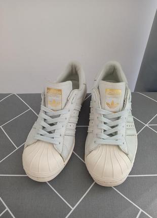 Кроссовки adidas superstar, нат нубук, 37 р