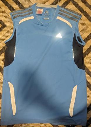 Футболка безрукавка спортивная adidas conversion