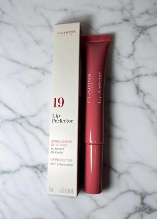Clarins natural lip perfector зволожуючий блиск для губ 19 12ml