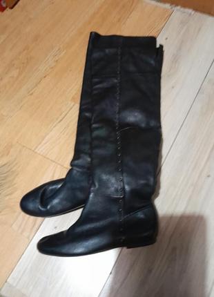 Чоботи ботфорди на низькій підошві бразилія