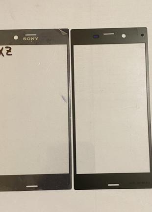Стекло для ремонта дисплея sony xperia xz, f8331 / f8332 черный