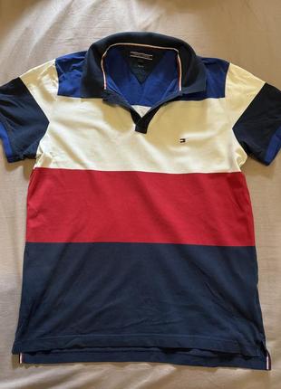 Футболка поло  «tommy hilfiger»