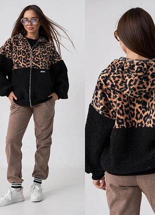 Моднявый теплый бомбер для девочек