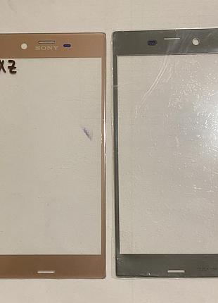 Скло для ремонту дисплея  sony xperia xz / f8331 / f8332 pink