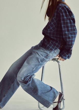 Рубашка в клетку zara