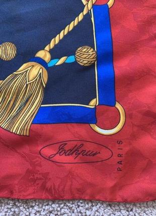 Шикарный шелковый итальянский платок jodhpur paris