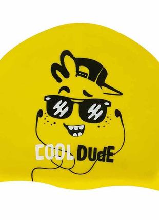 Шапочка для плавания юниорская junior dude m057208 желтый (60444262), mad wave