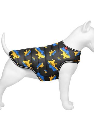 Куртка-накидка waudog clothes для собак з малюнком дім розміру xl (4823089358345)