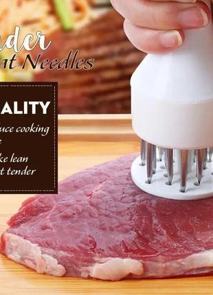 Тендерайзер для отбивания мяса рыхлитель мяса happy home i3826 фото