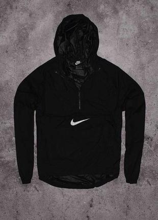 Nike nsw packable swoosh jacket (женская ветровка анорак найк )1 фото