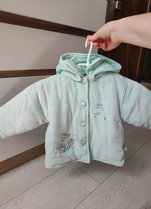 Велюровый бомбер курточка с капюшоном