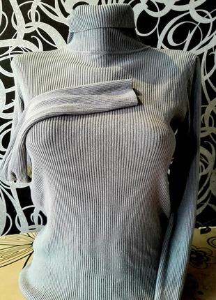 Базова водолазка в рубчик h&m