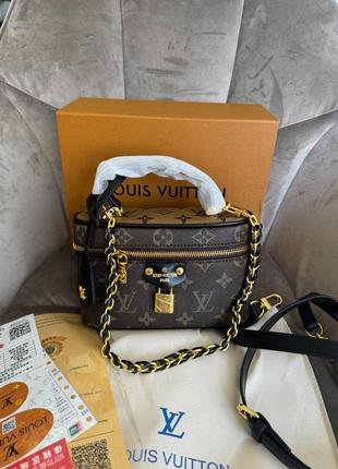 Кожаная сумка в стиле louis vuitton1 фото