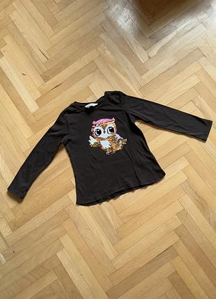 Лонгслів для дівчинки 4,5,6 років 110-116