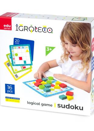 Логическая игра для детей "судоку" igroteco 900514 геометрические фигуры