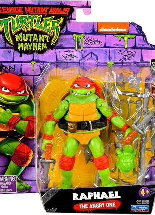 Фігурка черепашки-ніндзя рафаель 12 см teenage mutant ninja turtles mutant mayhem 4.6 raphael tmnt