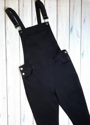 💥1+1=3 фирменный серо-черный джинсовый комбинезон джинсы denim co, размер 46 - 484 фото